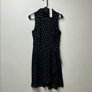 White House Black Market Black Halter High Low Sundress